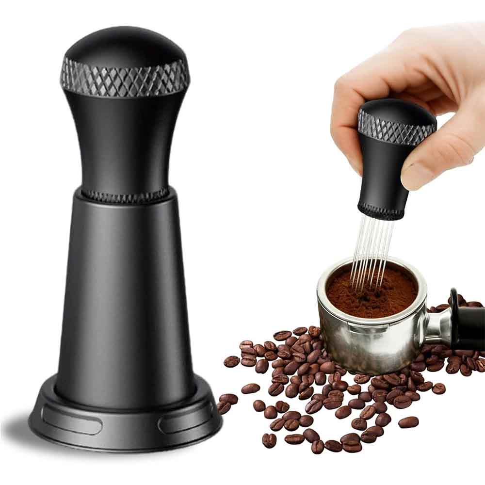 Coffee Tamper Distributor & WDT Tool – Espresso Coffee Distribution Needle Set
