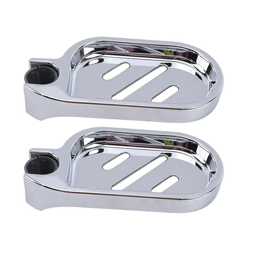 24mm Clip-on Soap Dish Tray Holder Shower Slide Soap Plates Smooth Bathroom Bar Drop