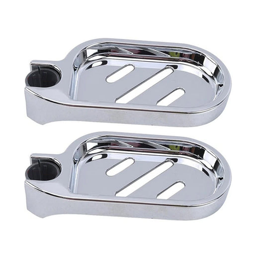 24mm Clip-on Soap Dish Tray Holder Shower Slide Soap Plates Smooth Bathroom Bar Drop