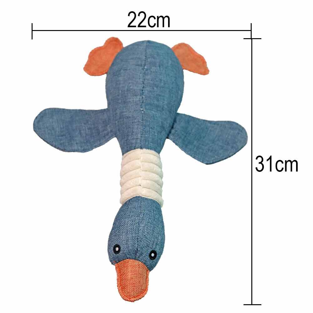 Crinkle Rope Plush Puppy Pet Chew Toy Rope Squeaker Squeaky Teething Dog Toys