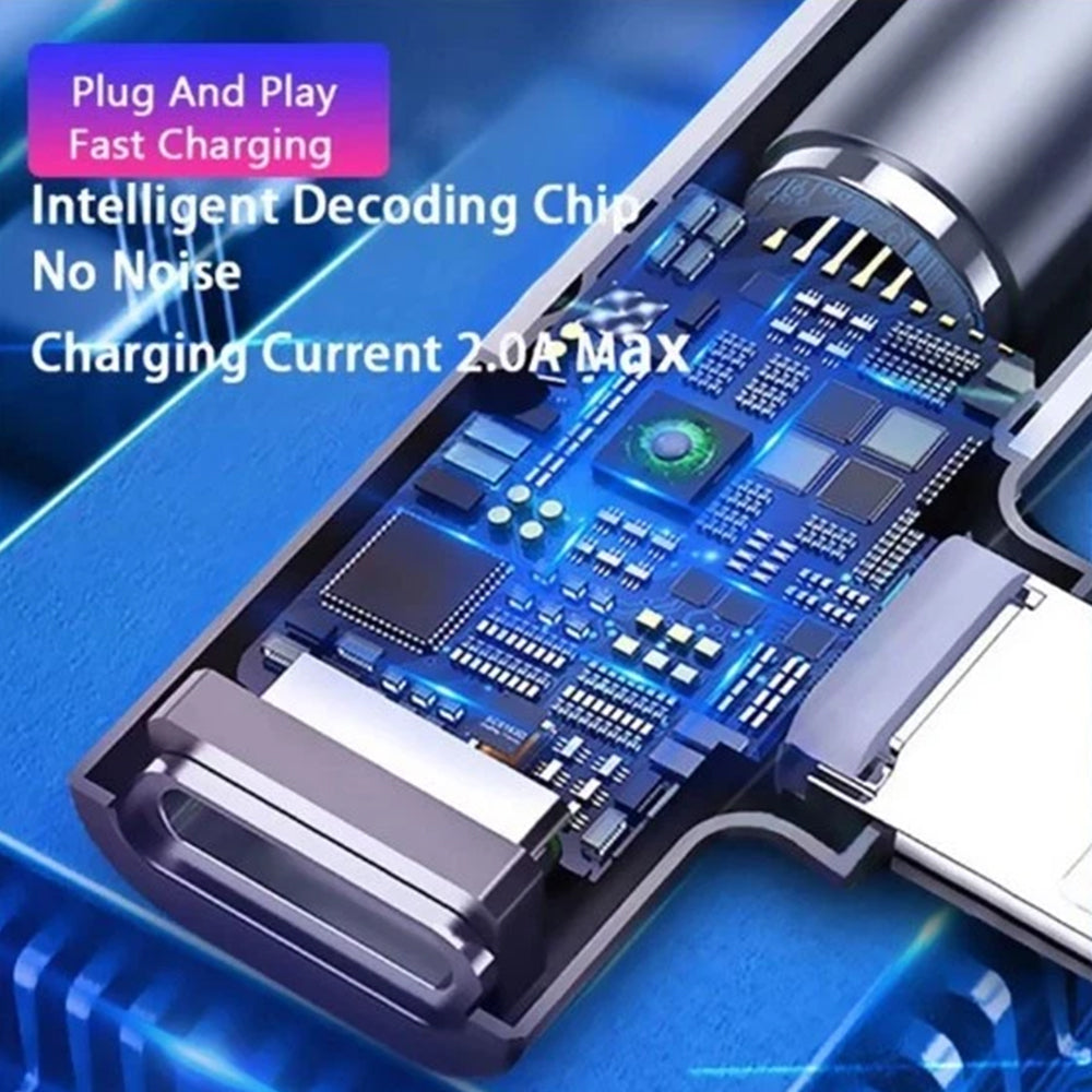 2inlAdapter splitter Audio Charger Headphone Aux3.5mm iPhone 14 13 12 11X Pro