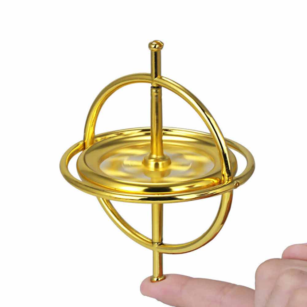 Metal Gyroscope Educational Gyro Relief Pressure Relieve Gift Traditional Stress
