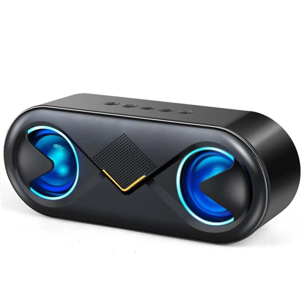 High Bass Ultra Loud Bluetooth Speaker - Portable Wireless Outdoor Speaker, Black
