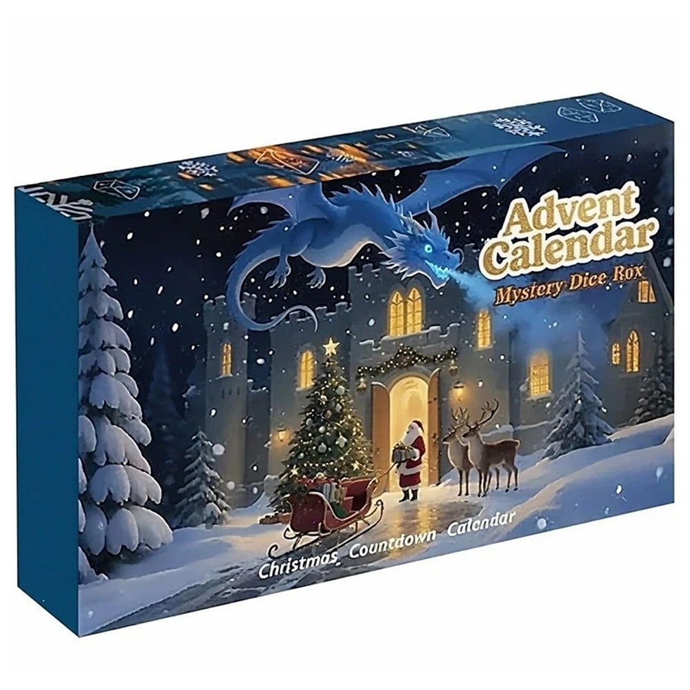 2025 Mystery DND Dice Advent Calendar | 24-Day Christmas Countdown for Tabletop Gamers