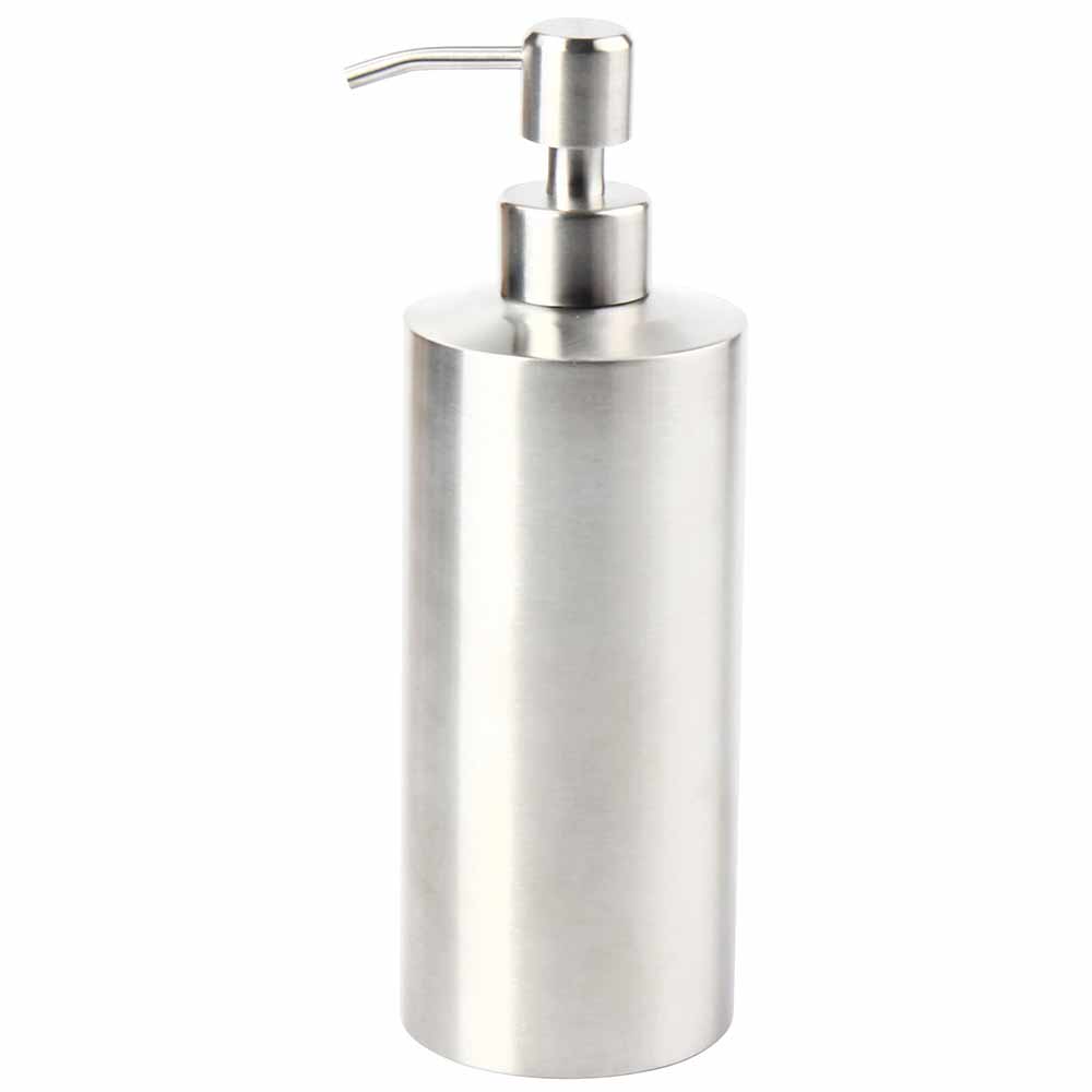 Stainless Steel Soap Dispenser Bottle Bathroom Shower Kitchen Shampoo Replace