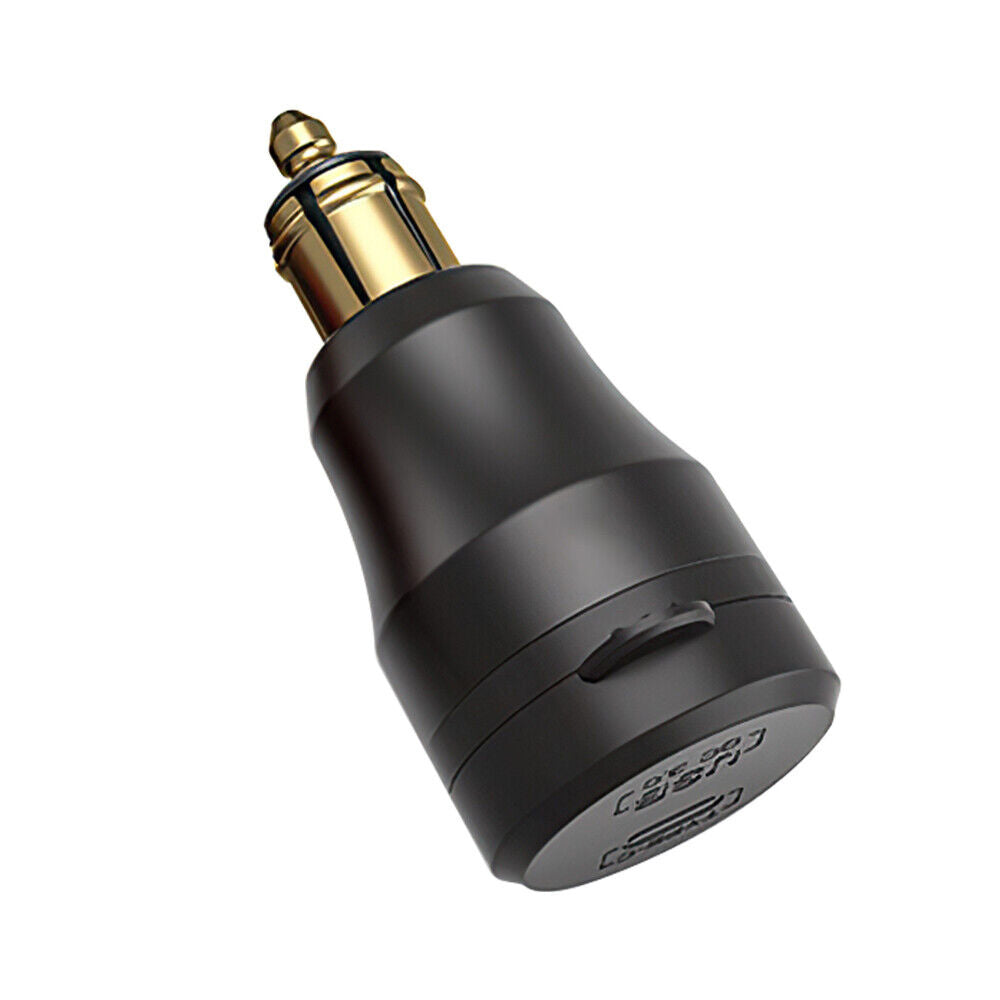 For BMW Ducati Triumph Motorcycle Dual USB Charger Hella DIN Type C Plug Sockets