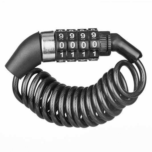 Helmet Lock Chain 4 Digit Password Combination Bike Motorcycle Anti-theft Lock