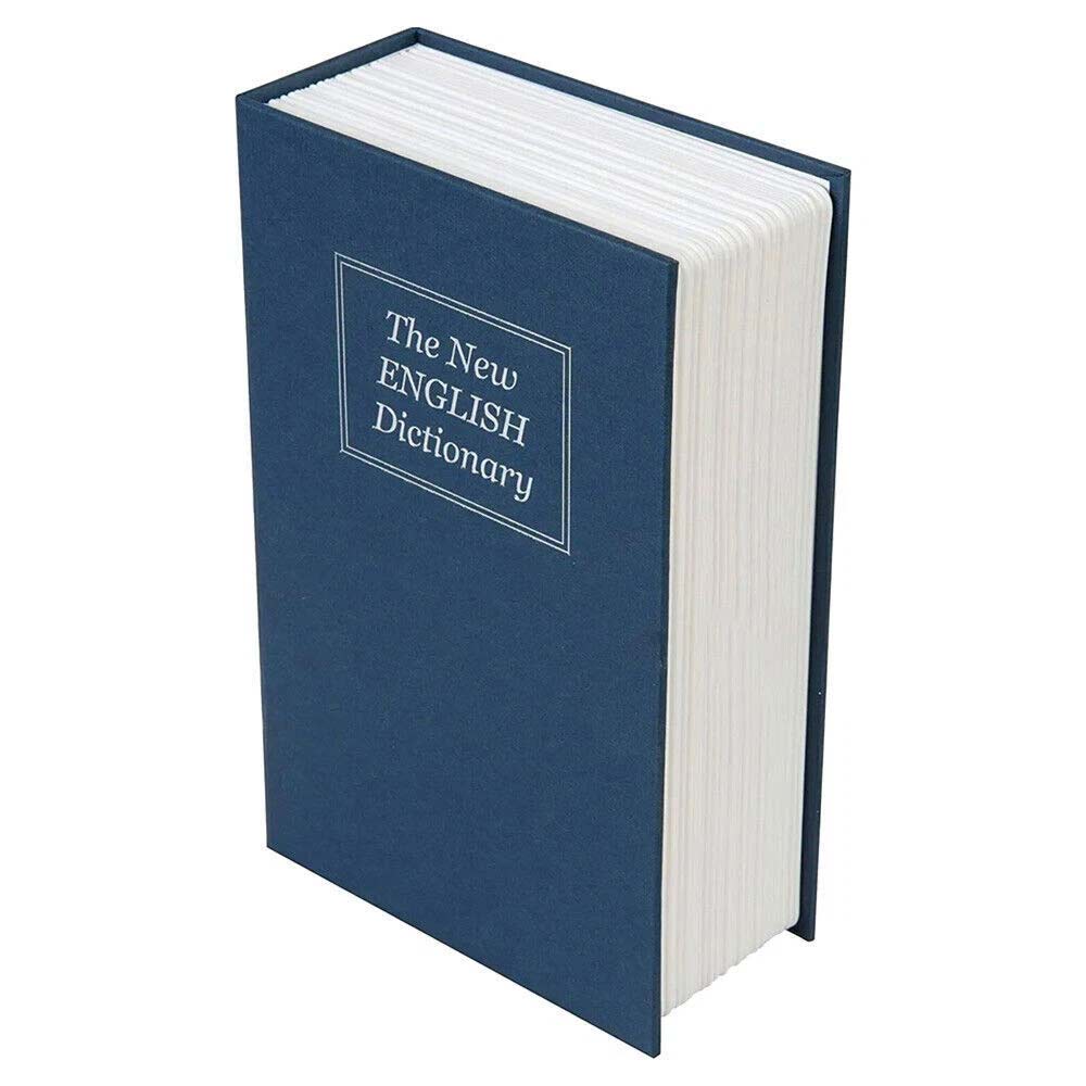 Portable Hidden Safe Book – Combination Lock Book Safe, Secret Storage Box (18cm)