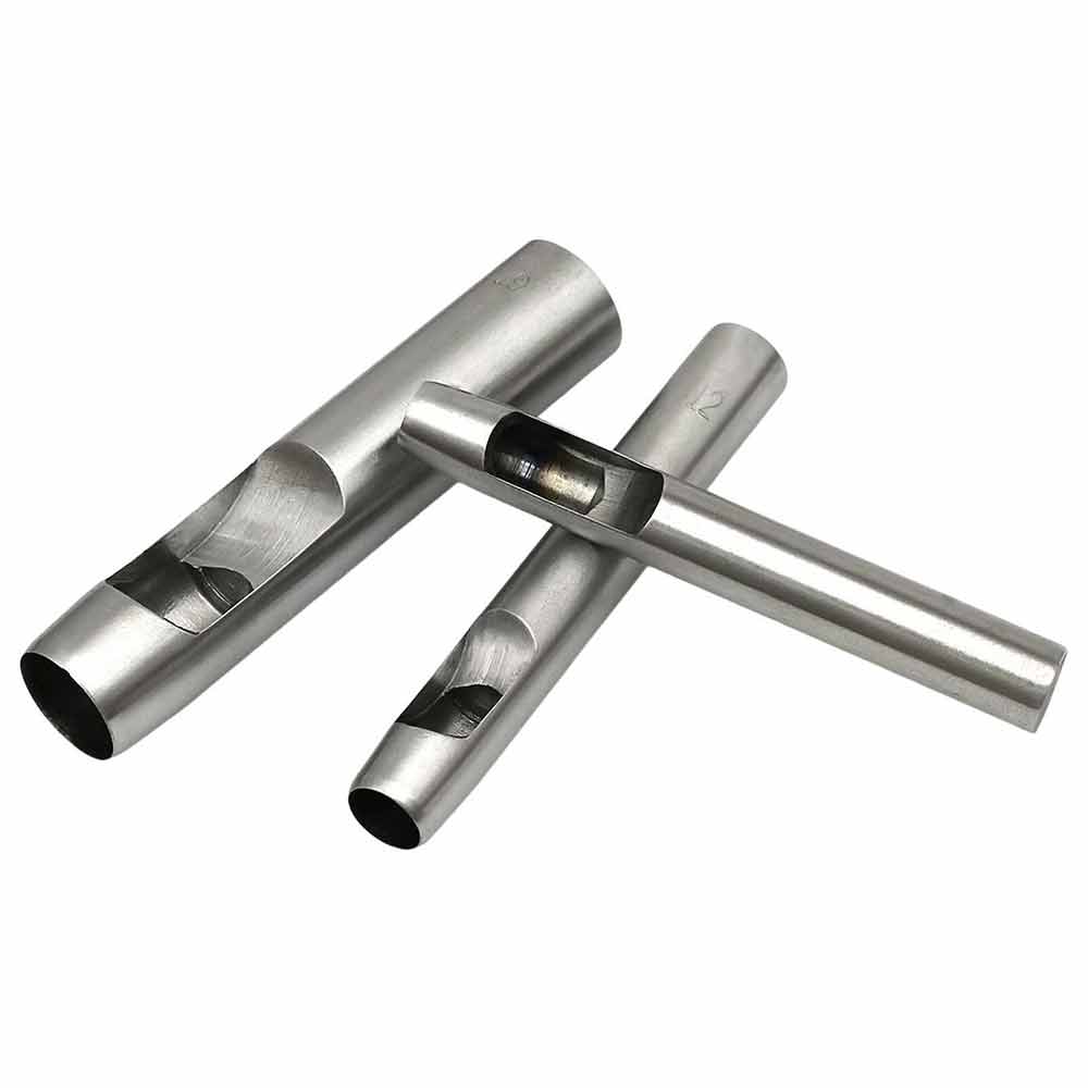 10pcs Heavy Duty Leather Hollow Hole Punch Set DIY Craft Hand Cutter Hole Tool