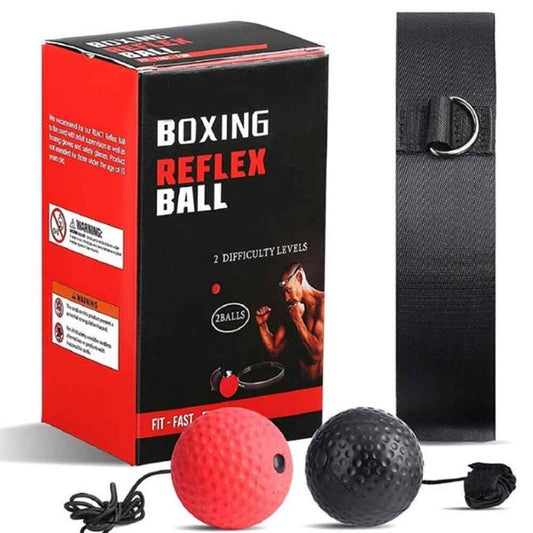 Reflex Boxing Ball Kit with 2 String Balls, Boost Hand-Eye Coordination & Reaction Speed