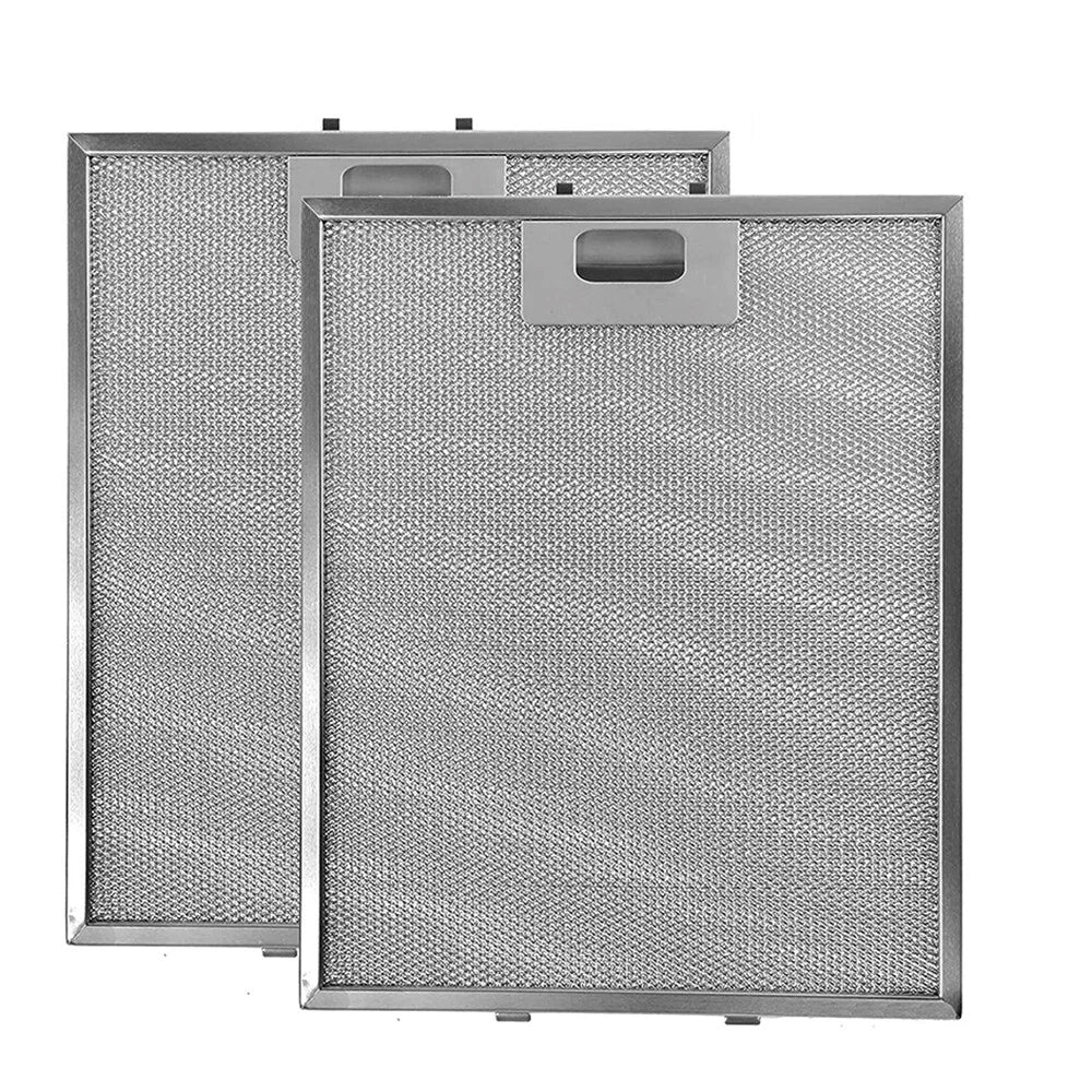 2PCS Cooker Hood Metal Mesh Grease Filter for Kitchen Extractor Fan 320x260 mm