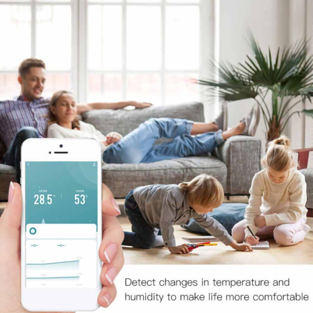 Tuya WiFi/Zigbee Temperature Humidity Sensor Thermometer Hygrometer Smart/Home