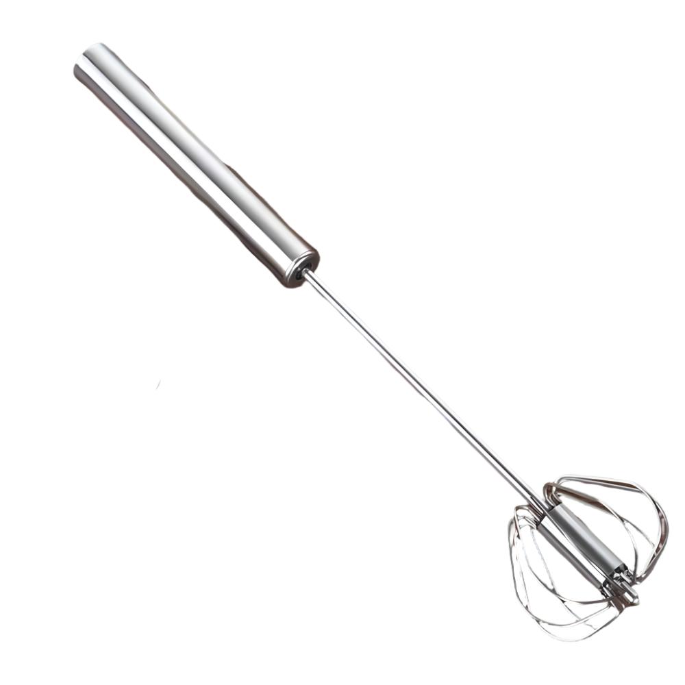 Semi Automatic Stainless Whisks Hand Push Egg Beater Milk Whip Mixer Easy Whisk