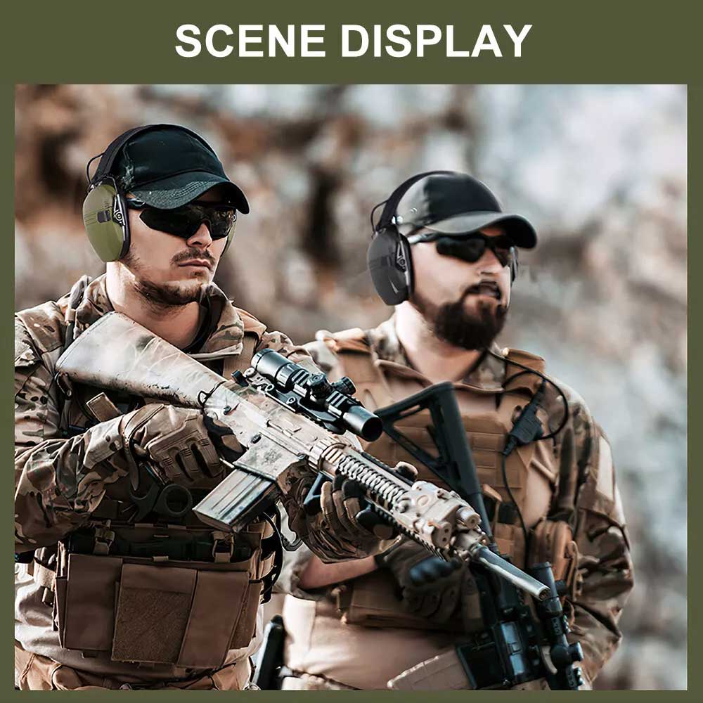 Walker's Electronic Earmuff Shooting Ear Protection Hearing Muff Slim Anti-noise