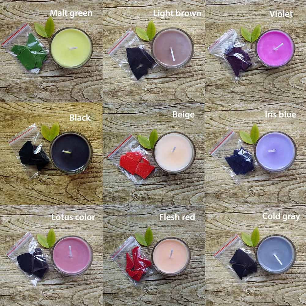 24 Colors Set Of Wax Dyes Dye Soy Wax Dye for Candle Making Craft Supplies