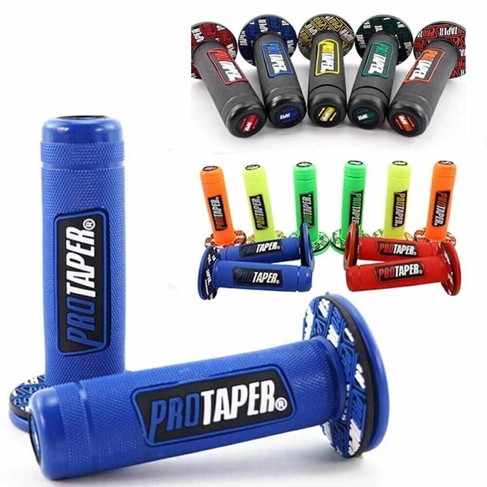 7/8" Motorcycle Hand Grips Pair Rubber Gel Brake Hands Pit Dirt Bike Motocross Motorcycle