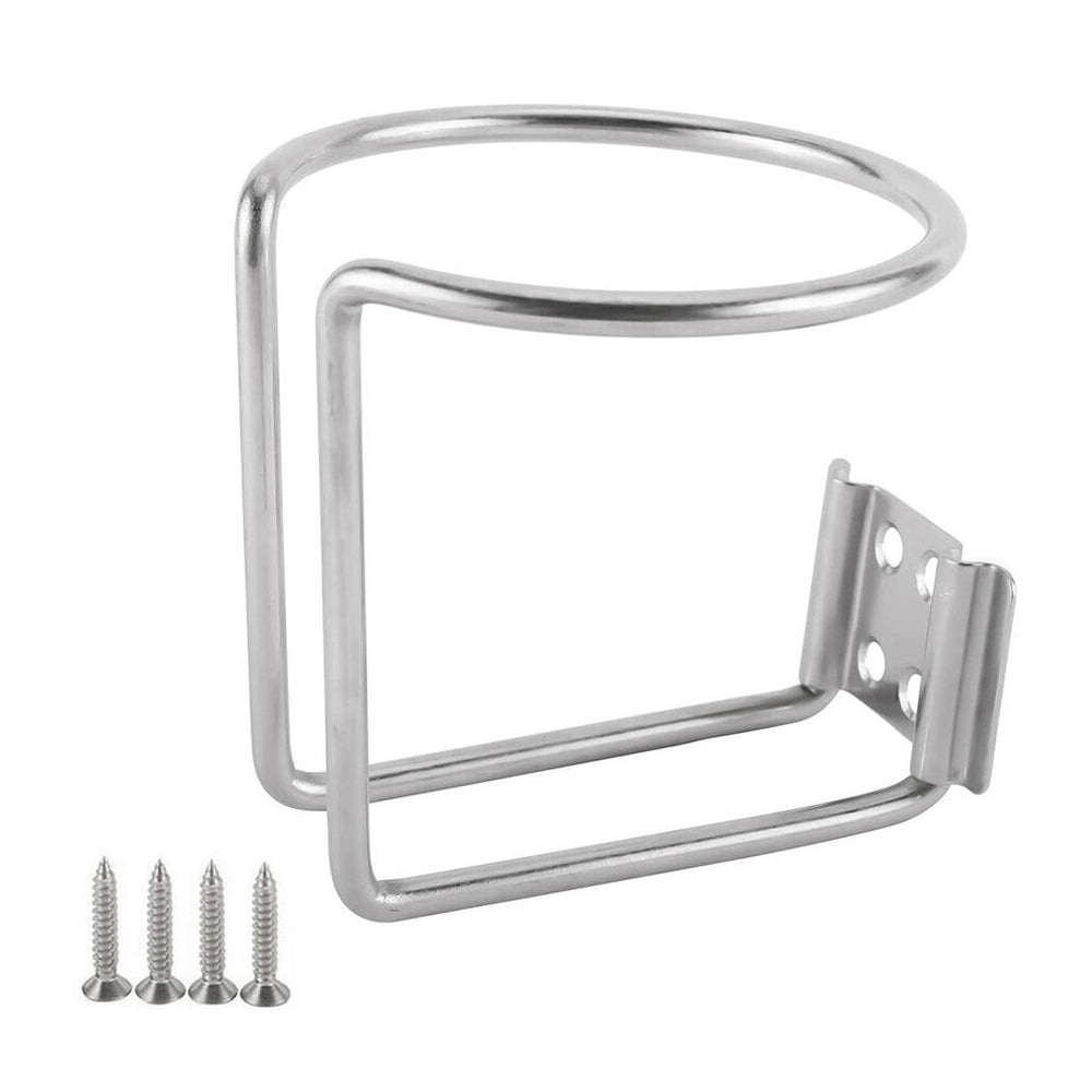 2pcs Stainless Steel Boat Ring Cup Drink Holder for Marine Yacht Truck RV Car Trailer