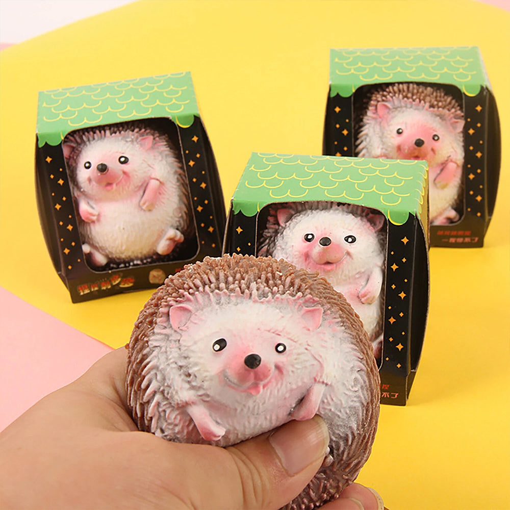 3-Pack Hedgehog Squishy – Slow Rising Stress Relief Toy, Pod Fidget Squeeze