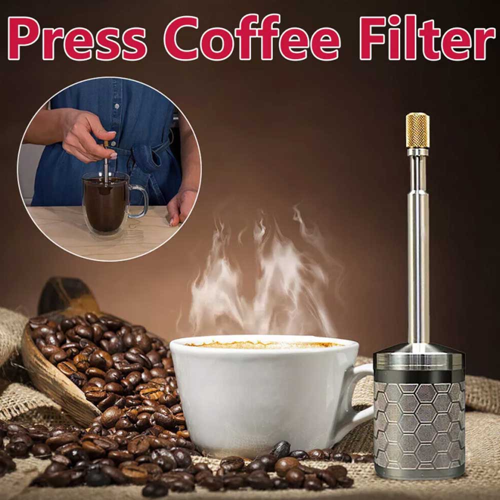 Portable Travel Coffee Brewer Final press Reusable Coffee Filter Coffee Maker