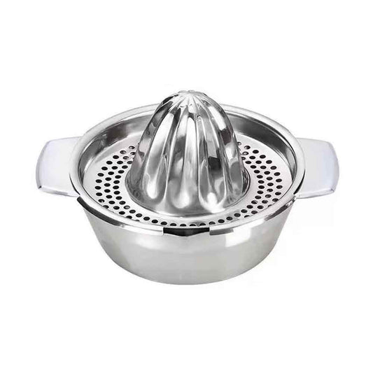 Heavy Duty 304 Stainless Steel Citrus Juicer – Manual Lemon & Orange Squeezer, 12cm