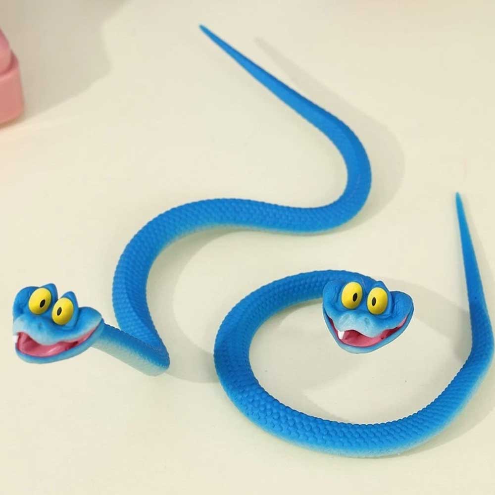 Flexible 33cm Animal Snake Figure - Poseable Cartoon Toy Model