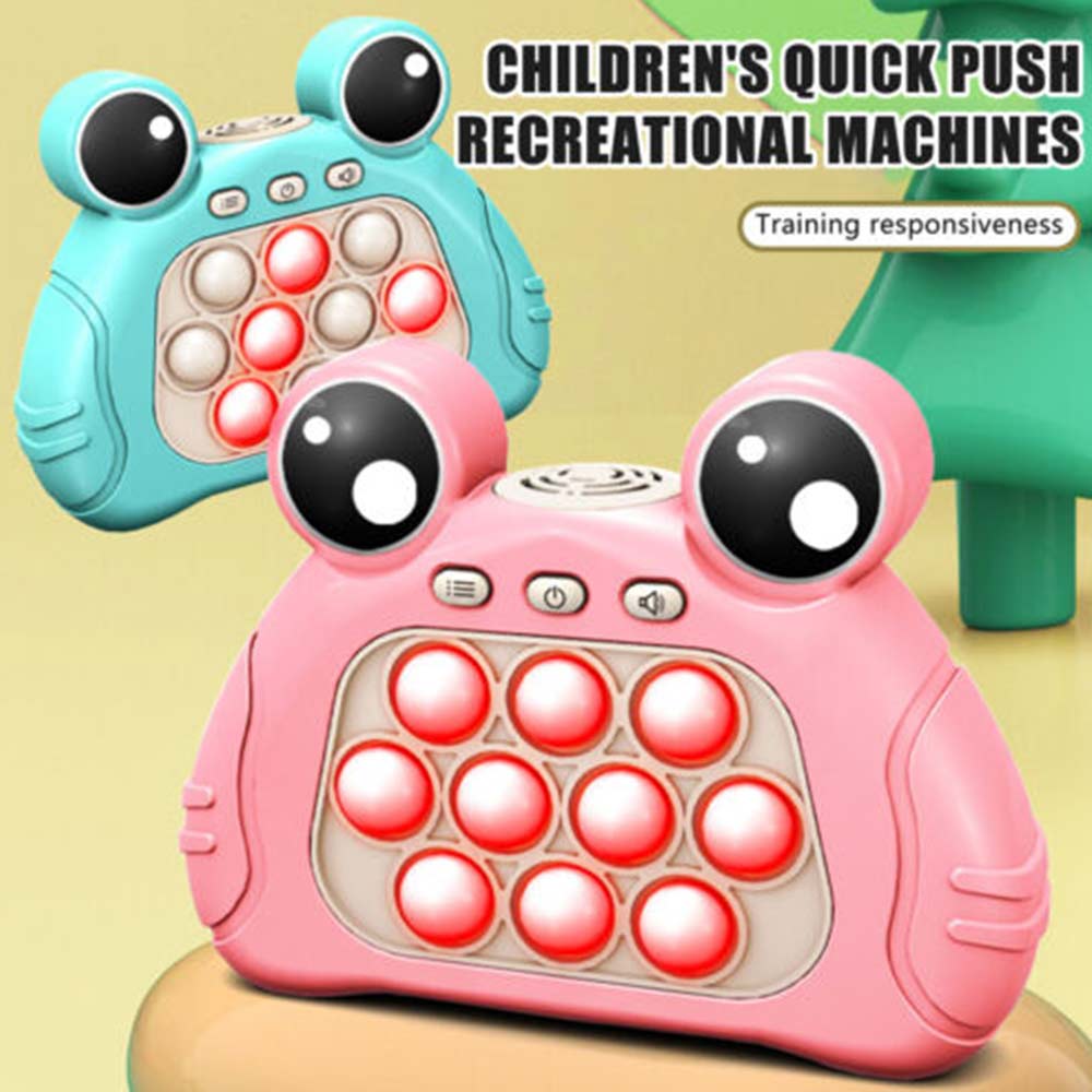 Frog Pop Fidget Push Game Toys Stress Bubble Popping Sensory Game Toy Gift Kids