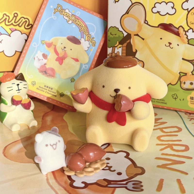 1* Childhood Four Seasons Blind box Doll Cute Desktop Ornament Handmade