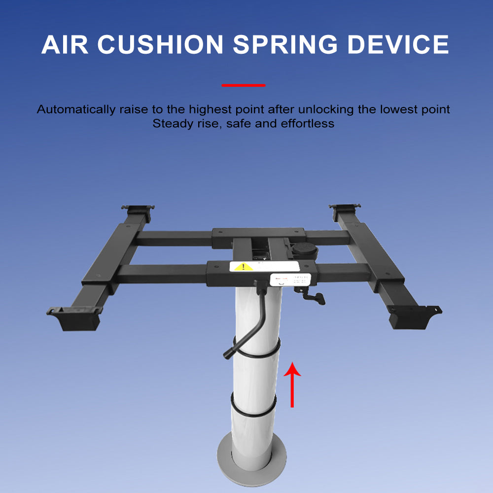Adjustable Boat RV  Table Leg | Height Lift & 360° Swivel Pedestal for Caravan