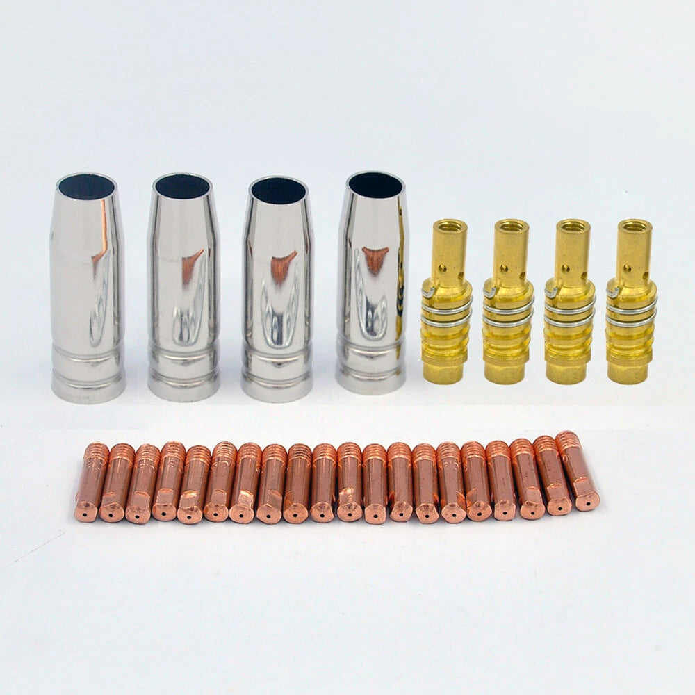 MB15 AK15 MIG Welding Torch Accessory Kit - 28PCS Consumable Nozzle Set