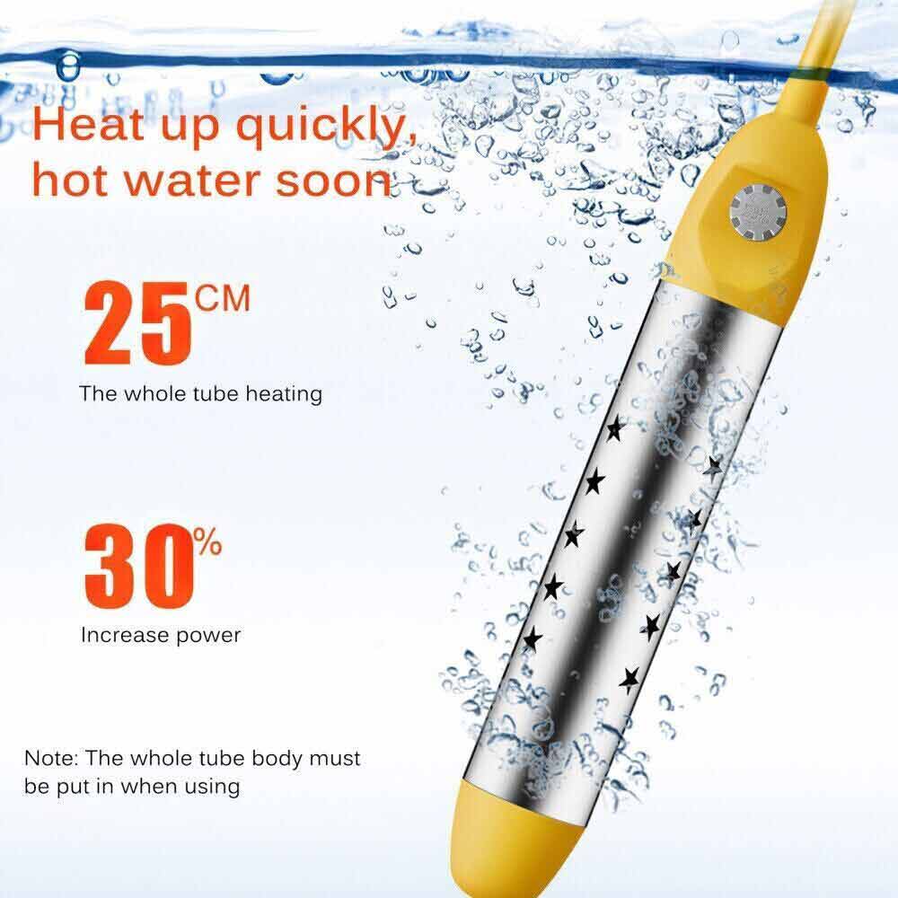 2000W Immersion Bucket Water Heater Electric Heating Element Intelligent control