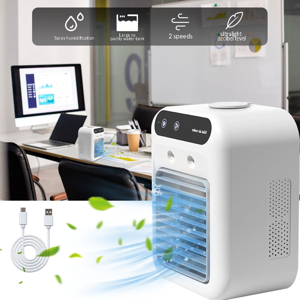 Portable Air Conditioners Personal Cooling Fan Cool Mist Fan for Bedroom Camping