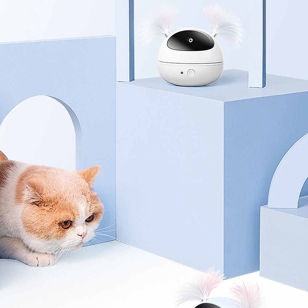 Automatic Laser Cat Toy Interactive Smart Kitten Laser Toy Battery-Powered