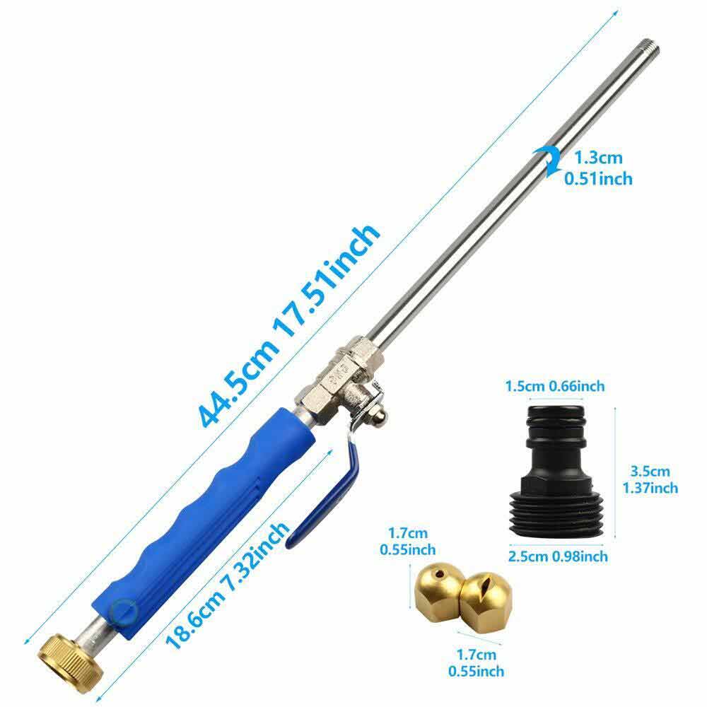 New Hydro Jet High Pressure Power Washer Water Spray Gun Nozzle Wand Cleaner AU