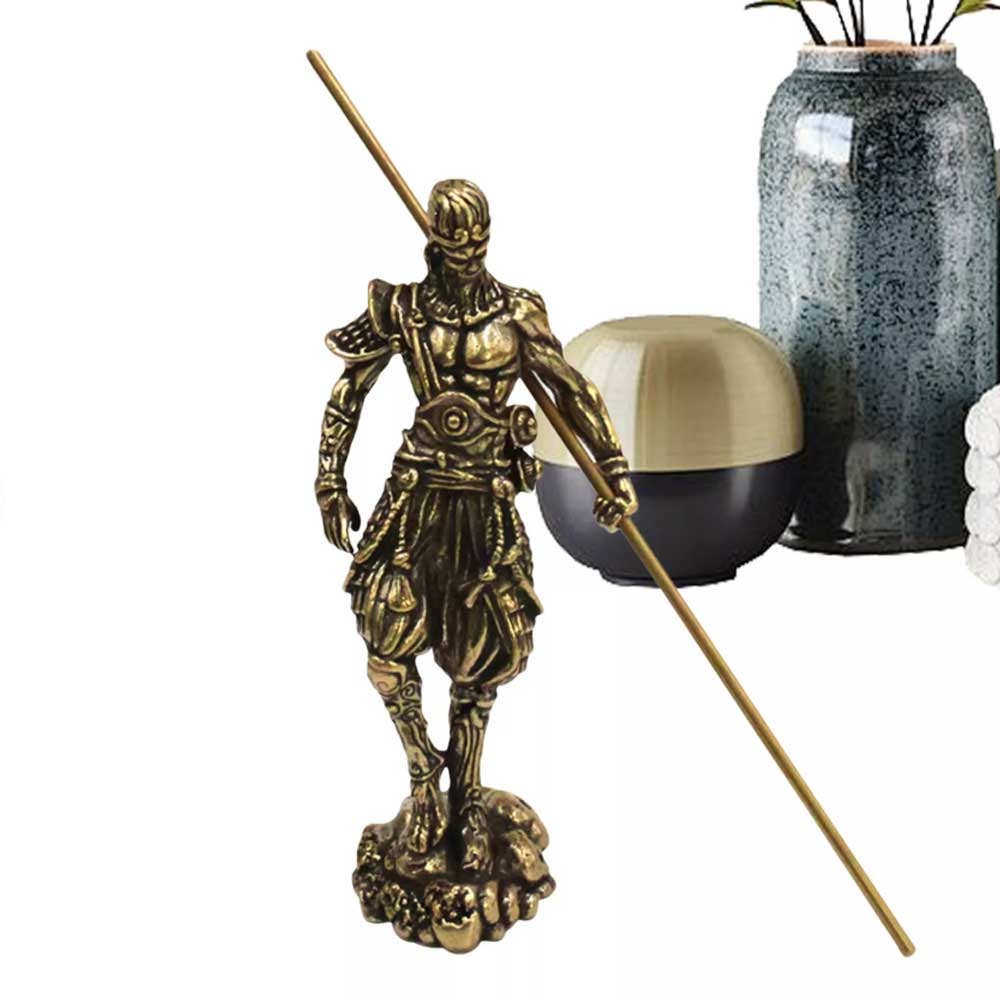 Black Myth 3D Wukong Figurine Ornaments Wukong Brass Miniature Figurines