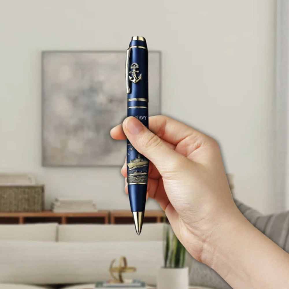 U.S. Navy 250th Anniversary Commemorative Pen (1775–2025) – Naval Gift & Collectible