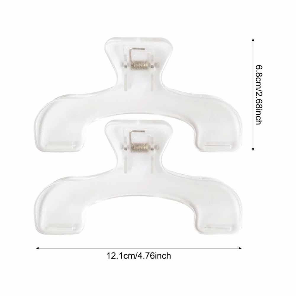 5pcs Book Page Holder Clip Clear Page Holder For Reading Binder Clip Book Opener