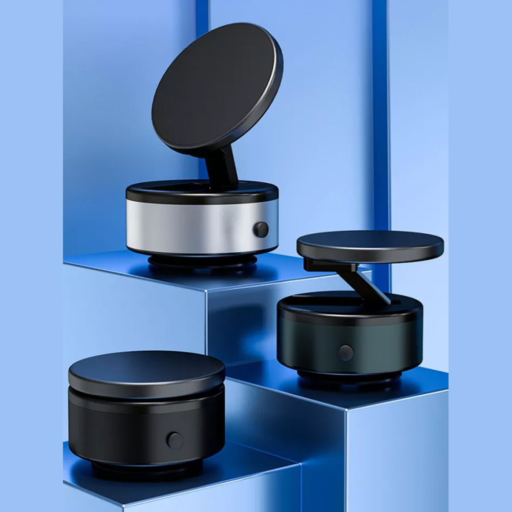 New Electric Vacuum Magnetic Suction Car Phone Mount 360° Rotation Holder
