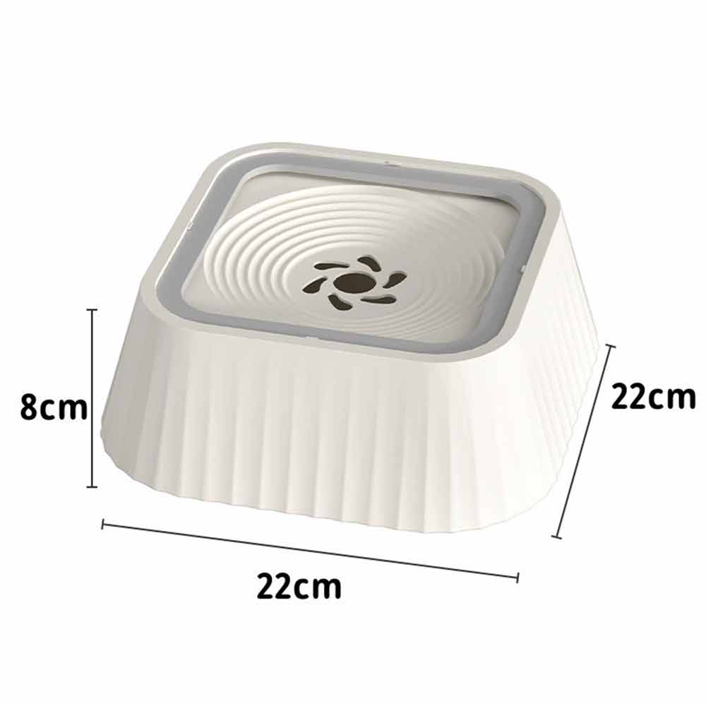Non-Spill Dog Water Bowl – 1.5L Splash Proof Pet Bowl, Anti-Slip for Home & Car