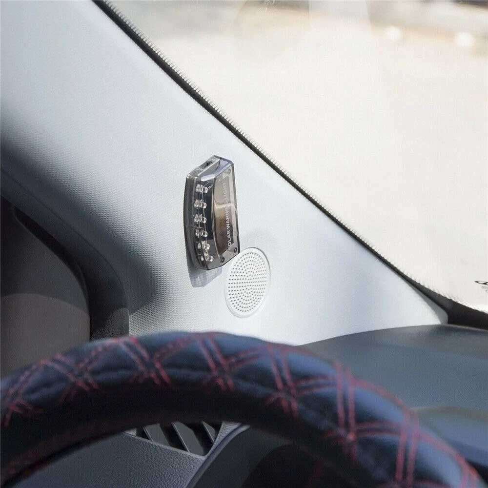 Car Solar Fake Alarm LED Light - Dummy Anti-Theft Security Flashing Warning