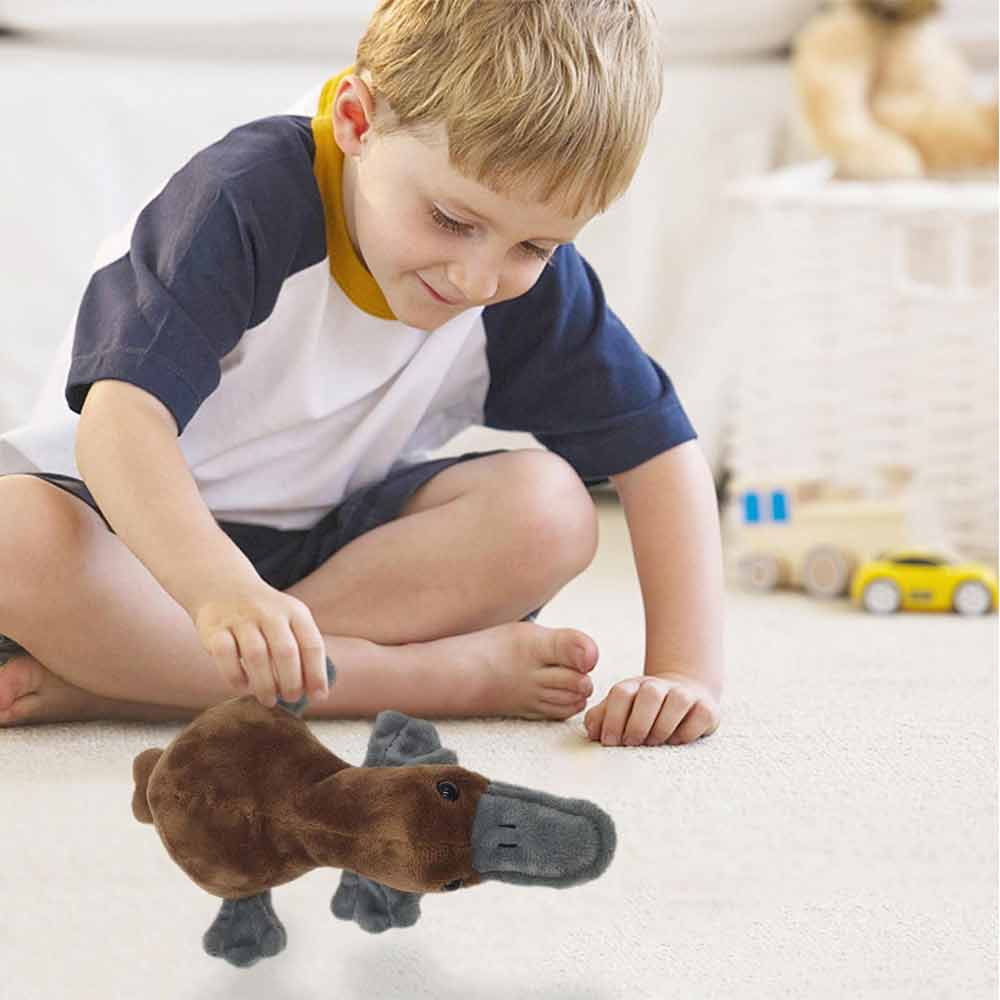Simulation Animal Platypus Plush Doll Australian Duckbill Stuffed Toys Gift 20cm