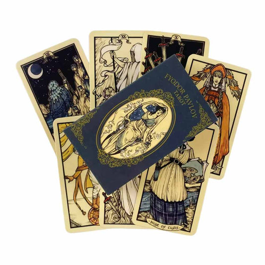 Fyodor Pavlov Tarot Cards – English Version Divination Deck Classic Board