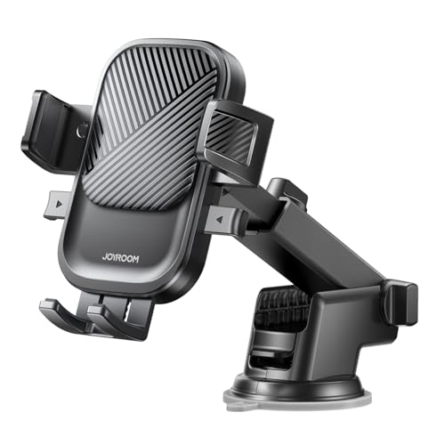 360° Rotating Auto-Clamp Phone Holder - Universal Fit with Extendable Arm 6.5cm