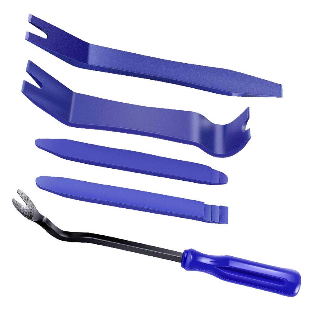 5Pack Car Trim Removal Tool Auto Hand Tools Pry Bar Dash Panel Door Interior Kit