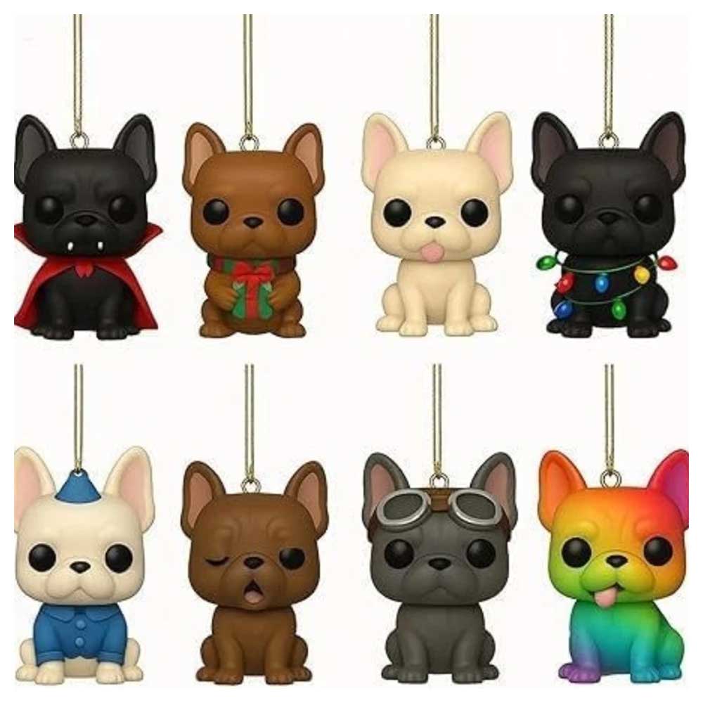 2025 French Bulldog Advent Calendar - 24 Days of Hilarious Countdown with Adorable 2D Frenchie Ornaments