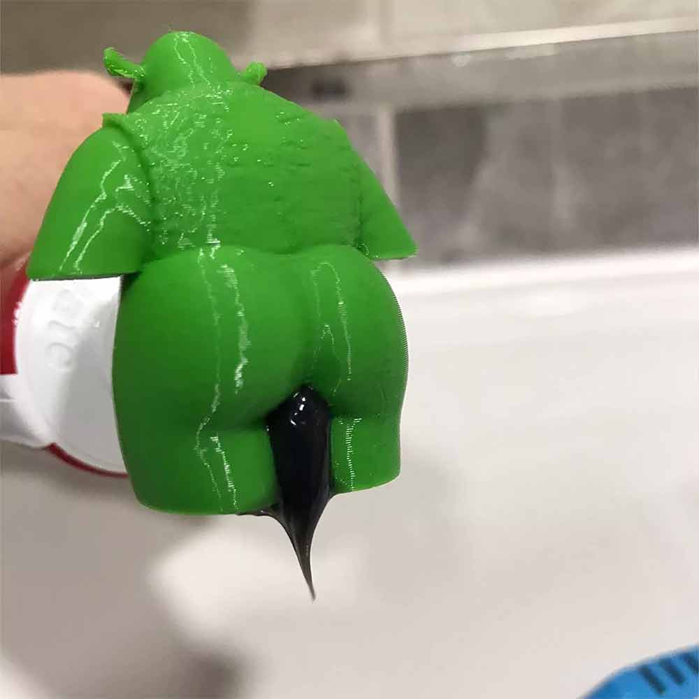 Shrek Pooping Toothpaste Cap – Fun Toothpaste Topper Dispenser & Squeezer (Novelty Bathroom Accessory)