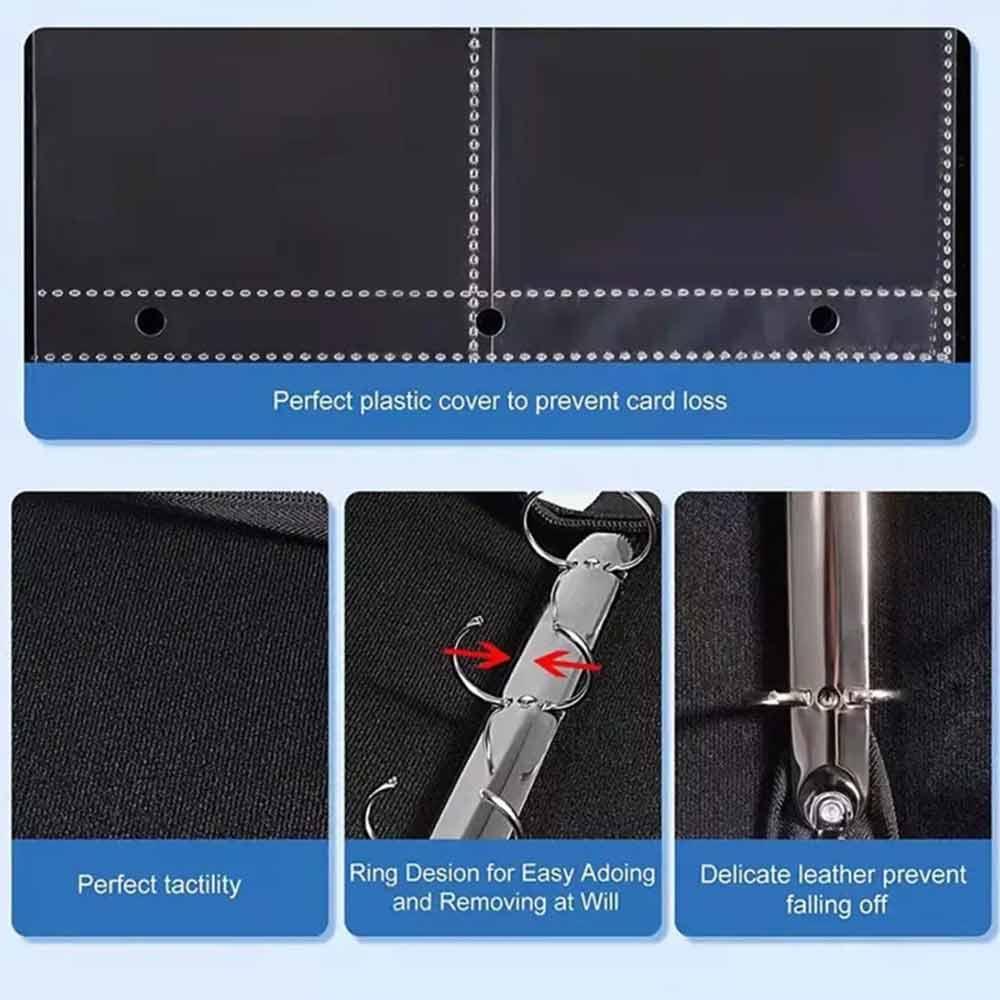 900 Cards Pocket Trading Card Binder 9 Pocket Trading Card Album Folder Case
