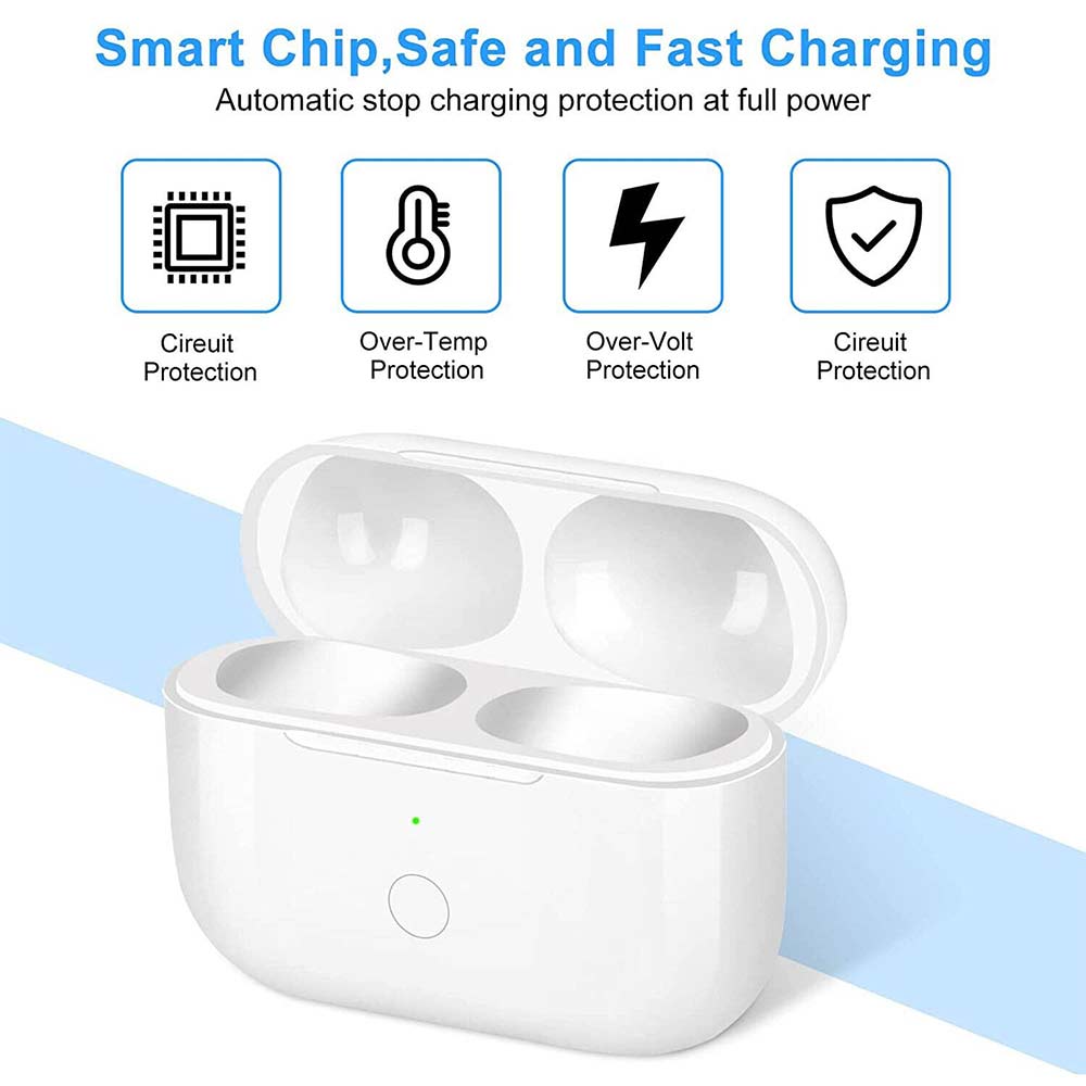 Replacement Wireless Charging Case for AirPods Pro 1 & 2 - Bluetooth Compatible