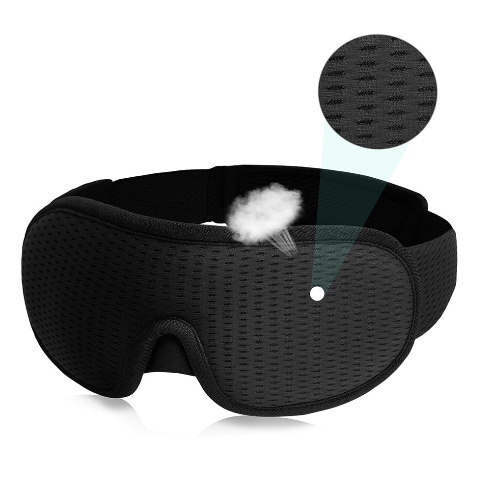 3D Sleeping Eye Mask Block Out Light Soft Padded Travel Sleeping Aid EyeMask