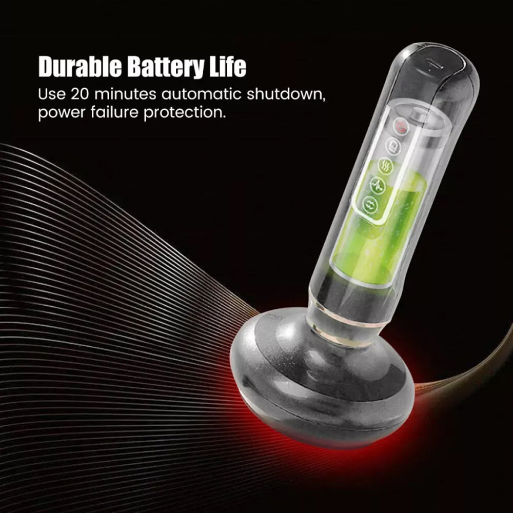 12 levels Electric Cupping Massager Vacuum Suction Cup GuaSha Anti Cellulite USB Charging