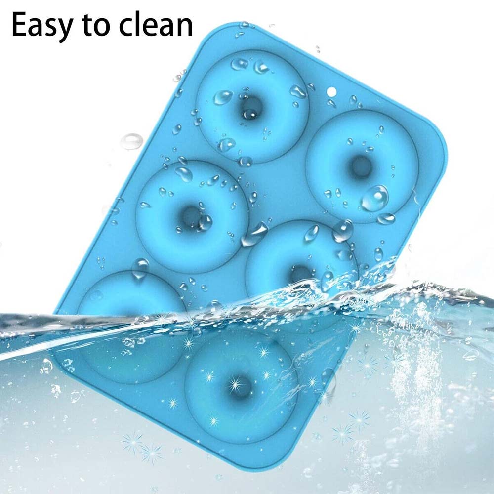 3PCS Silicone Donut Mold Set - Muffin Chocolate Cake Cookie Doughnut Baking Tray